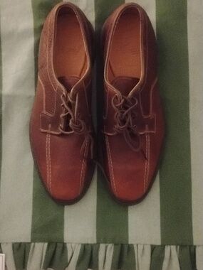 Allen Edmonds Mapleton Brown Leather Oxfords Derby New Sz 11 B